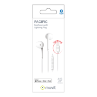 MUVIT ECOUTEURS IPHONE PACIFIC BLANC