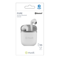 MUVIT ECOUTEURS BLUETOOTH PURE BLANC